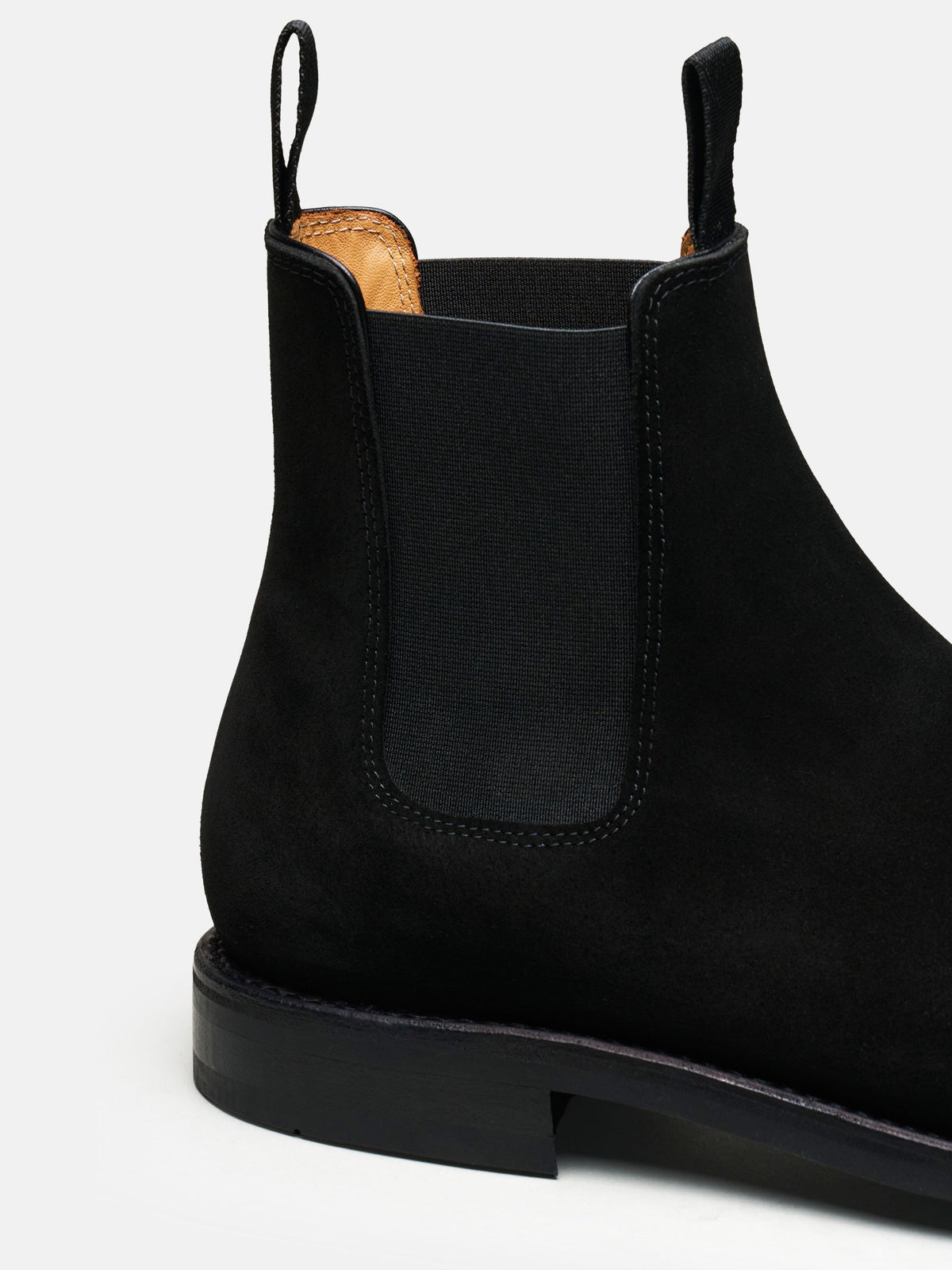 The Chelsea Boot - Black Suede