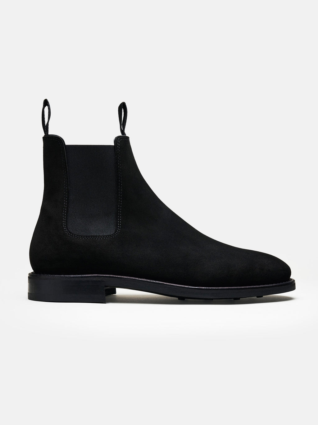 The Chelsea Boot - Black Suede