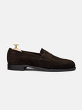 The Penny Loafer - Brown Suede - Unlined