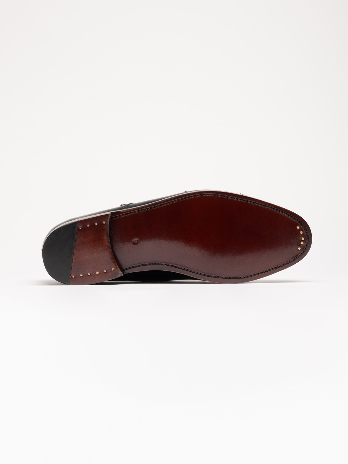 The Double Monkstrap - Black Calf